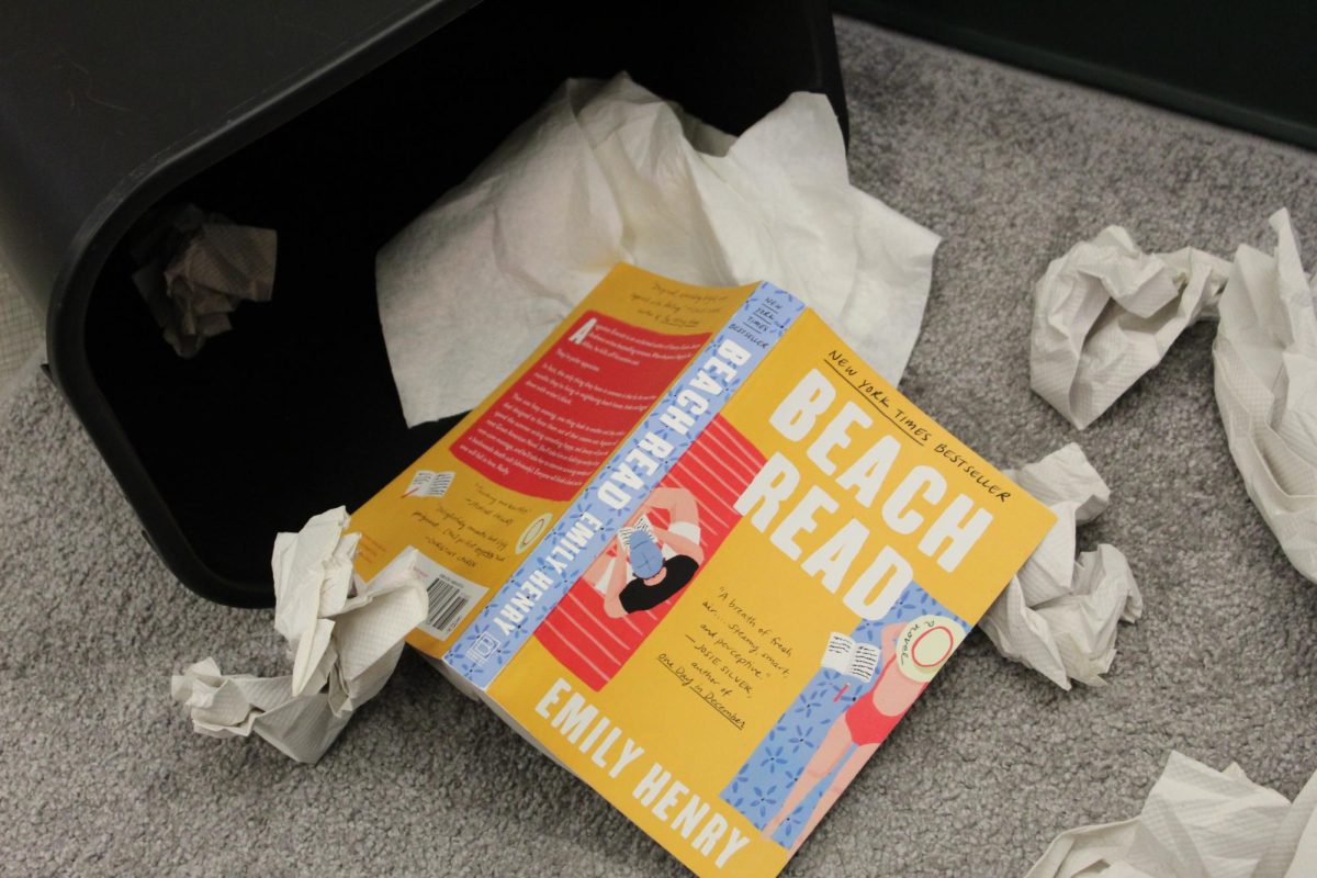 The Beach Read book being trashed due to its horrible plot.