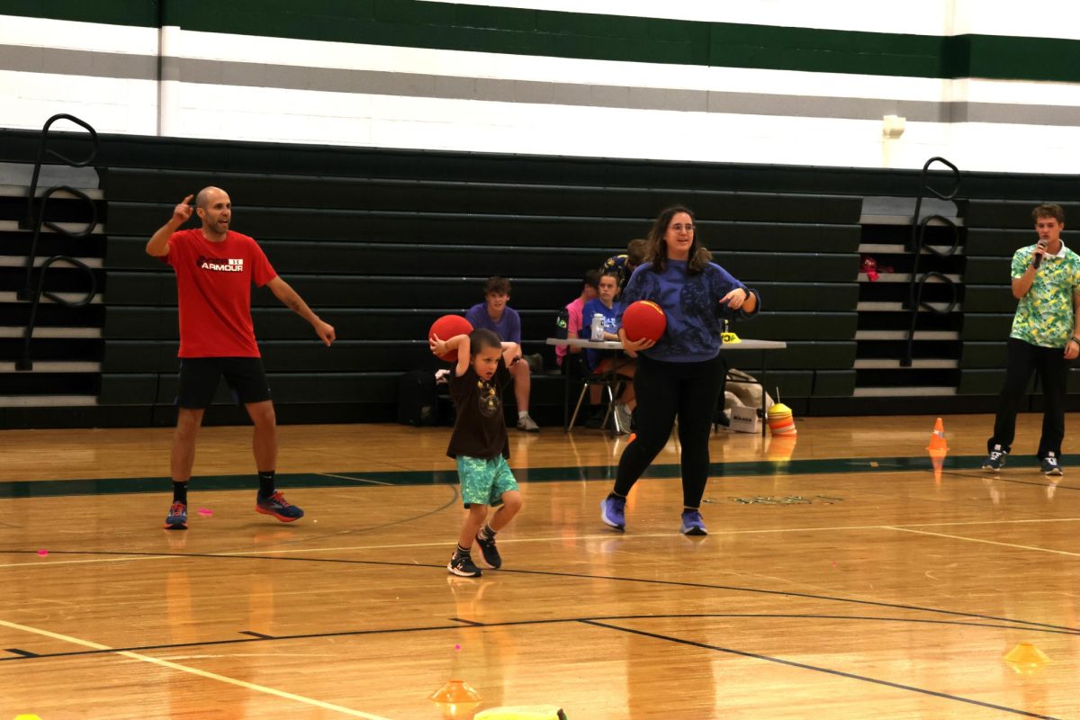 Mr. Wilkinson, a CHS bio teacher, brought his whole family for the evening! Even though they didn't win they sure played with the most enthusiasm! 