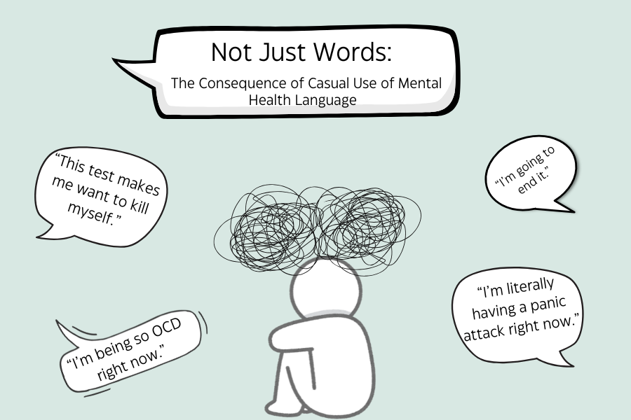 Not Just Words: Every time some one uses mental health language in a casual setting it can destroy people. 